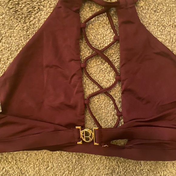 Beach Bunny Reese high neck bikini top size Large - Picture 2 of 5